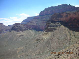 view from South Kaibab trail -- half of Adam's face
