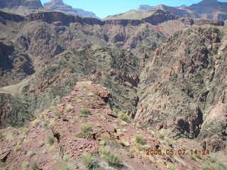 view from South Kaibab trail -- Greg hiking
