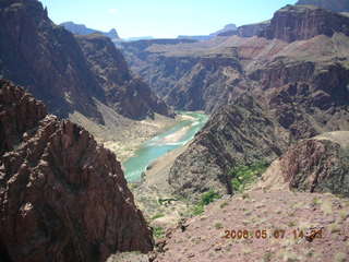 view from South Kaibab trail -- Mighty Colorado River
