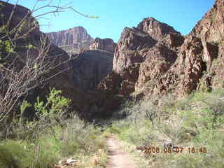 160 5t7. North Kaibab trail from Phantom Ranch