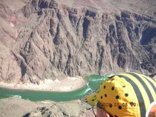 trail to Plateau Point -- Adam running