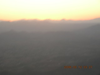 Sunrise flying to Flagstaff