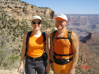 T.R. -- Grand Canyon from Bright Angel trail -- Sabine, Adam