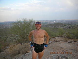 Christian Hissler running at Lost Dog Wash