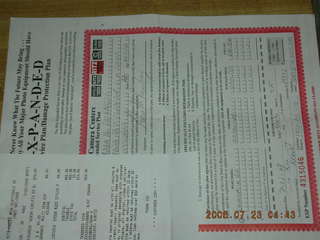 12 5vq. receipt for Coolpix camera