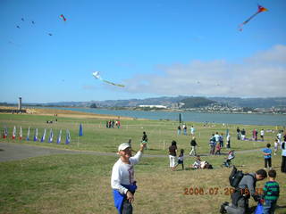 Berkeley Kite Fest -- Adam flying a kite