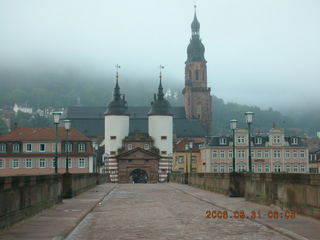 morning run in Heidelberg -- bridge to castle -- Germany