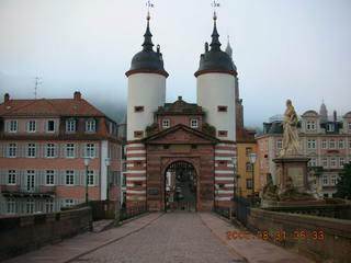 morning run in Heidelberg -- bridge -- Germany