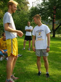 CHS XC -- Noah warming up