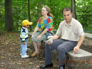 343 5xq. Morris Arboretum -- Gaby, Betsy, Ivan