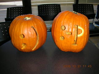 SAP/Khimetrics Halloween -- Gary's pumpkins