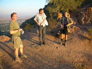 Camelback Hike -- Matthias, Joachim, Richard, Jim, Christoph