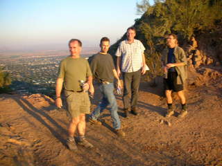 Camelback Hike -- Matthias, Joachim, Richard, Jim, Adam, Christoph