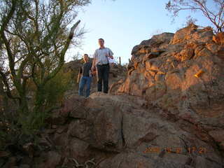 Camelback Hike -- Richard, Christoph, Jim, Matthias