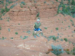 Adam on Sedona trail sumit