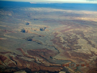 aerial -- Colorado canyon near Telluride