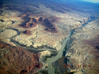 aerial -- Little Colorado River canyon