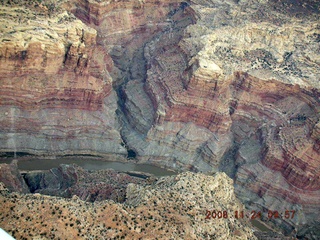 aerial -- Little Colorado River canyon