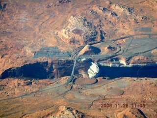 Glen Canyon Dam - aerial