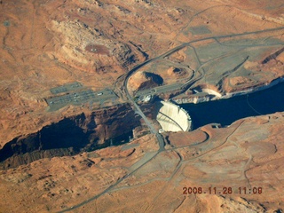 Glen Canyon Dam -- aerial