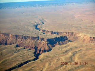 593 5zs. aerial -- Grand Canyon -- Marble Canyon