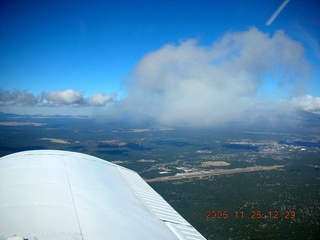aerial -- clouds near Flagstaff