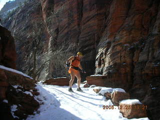 Zion National Park -- riverside walk -- Adam