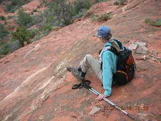 Sedona -- Cathedral Rock hike -- Gini