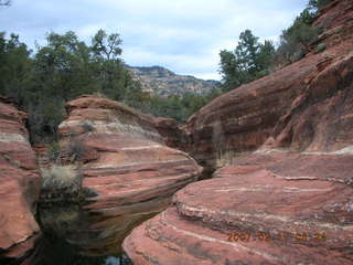 Sedona -- Secret Canyon hike -- slot canyon