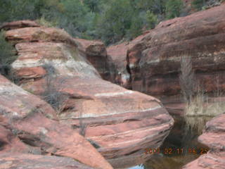 Sedona -- Secret Canyon hike -- slot canyon