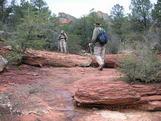 Sedona -- Secret Canyon hike -- slot canyon