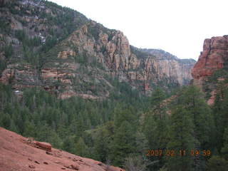 Sedona -- Secret Canyon hike -- uprooted tree