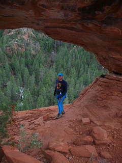 Sedona -- Secret Canyon hike -- even-more-secret arch