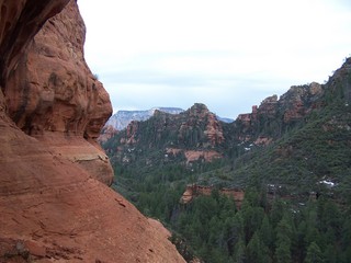 Sedona -- Secret Canyon hike -- even-more-secret arch