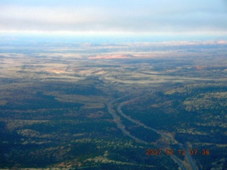 aerial -- mountains and clouds