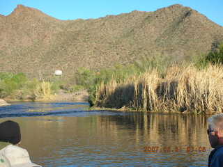 Salt River rafting trip - horses with riders