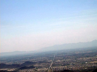 aerial around Phoenix canal from n4372j