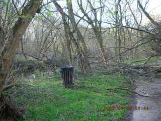 Tookany Creek Park - blocked path