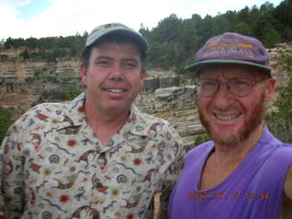 Grand Canyon view - Dan and Adam