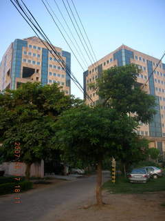 my bed in Essel Towers, Gurgaon, India