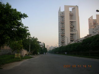 morning run, Gurgaon, India