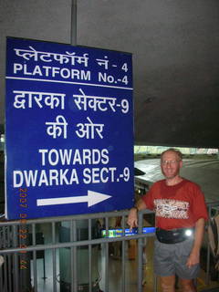 Delhi Metro - Adam and sign