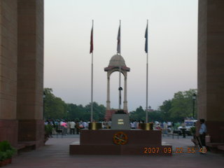 244 69j. India Gate, Delhi - small arch seen through big arch