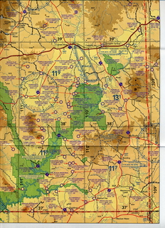 Grand Canyon special flight rules chart