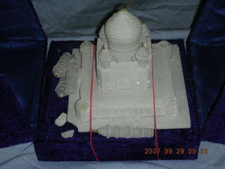 broken taj-mahal model