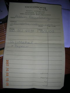 taj mahal repair ticket