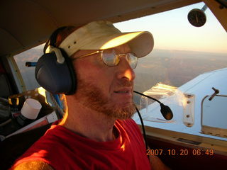 Adam flying N4372J at dawn