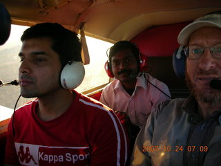 Vaibhav, Benoy, Adam flying in N4372J