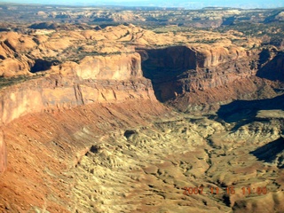 Flying with LaVar Wells - Green River canyon - aerial