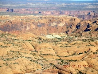 Flying with LaVar Wells - Green River canyon - aerial